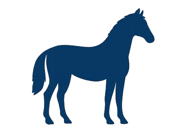 Icon in the shape of a horse